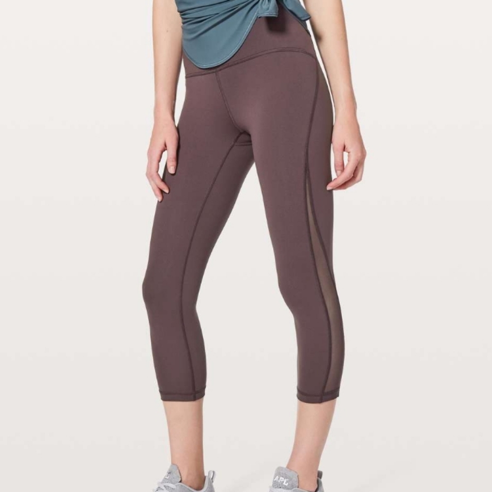 Lululemon train times crop vintage grape - Picture 6 of 8